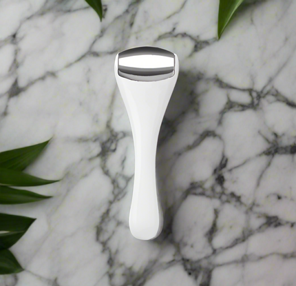 face roller with a green circular border on a white background