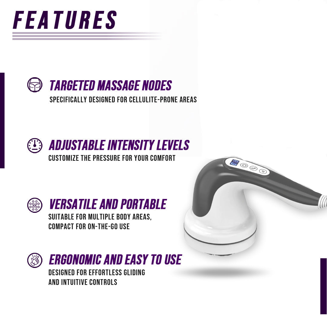Massage device with features