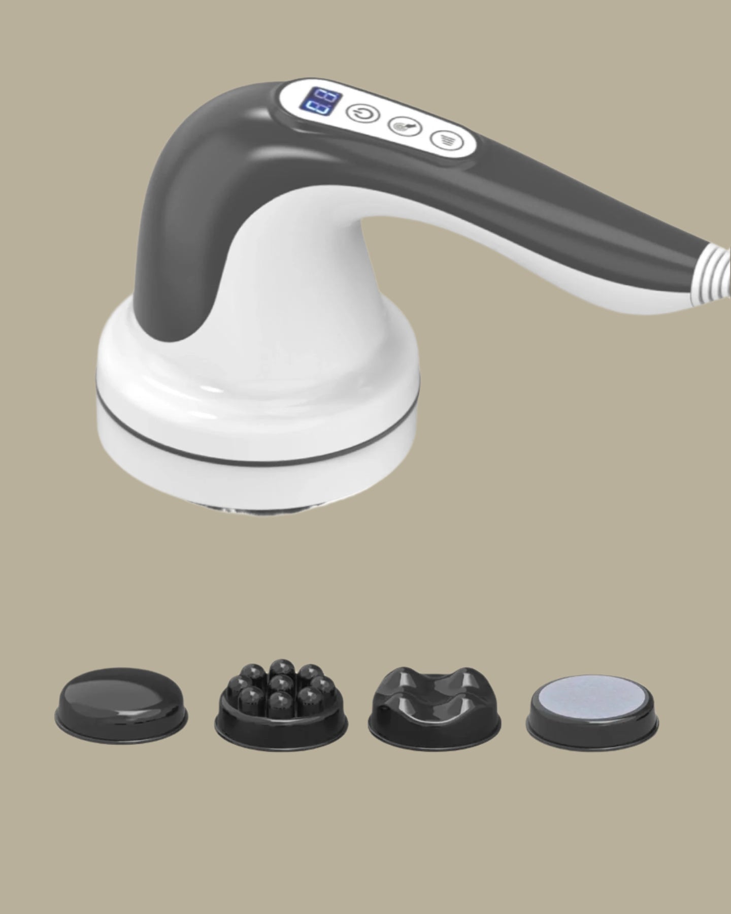Handheld massager with attachments 